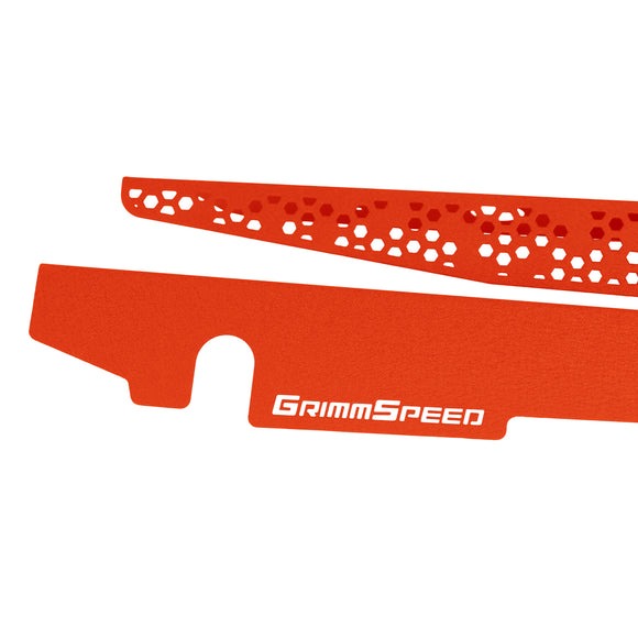 GrimmSpeed Fender Shrouds - Red - 2022-2024 Subaru WRX