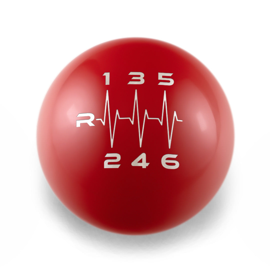 Billetworkz Weighted Shift Knob - 6 Speed Heartbeat Engraving - BRZ / GR86 2022+