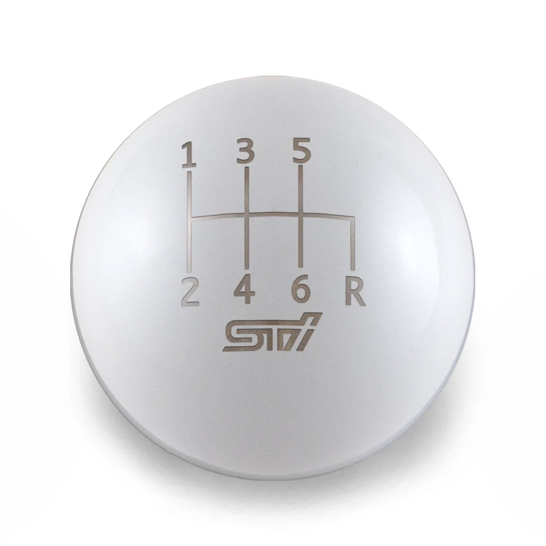 Billetworkz Weighted Shift Knob - 6 Speed STI Standard Engraving - Subaru STI