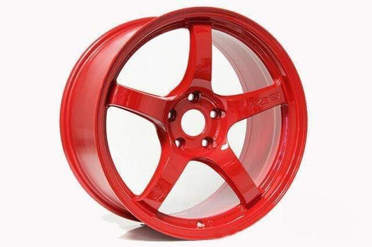 Rays Gram Lights 57CR Subispeed Exclusive Milano Red 18x9.5 +38mm 5x114.3 (Single Wheel) - 2015-2024 Subaru WRX / 2015-2021 STI / 2019-2024 Forester