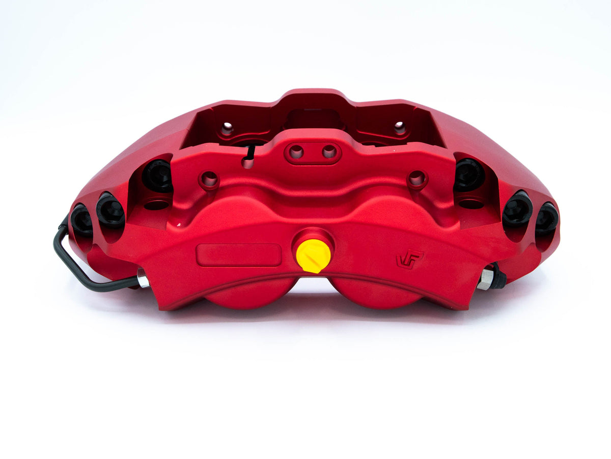 GrimmSpeed 4-Piston Brake Caliper Kit (340mm Rotor) - Red - 2022-2025 Subaru WRX (VB)