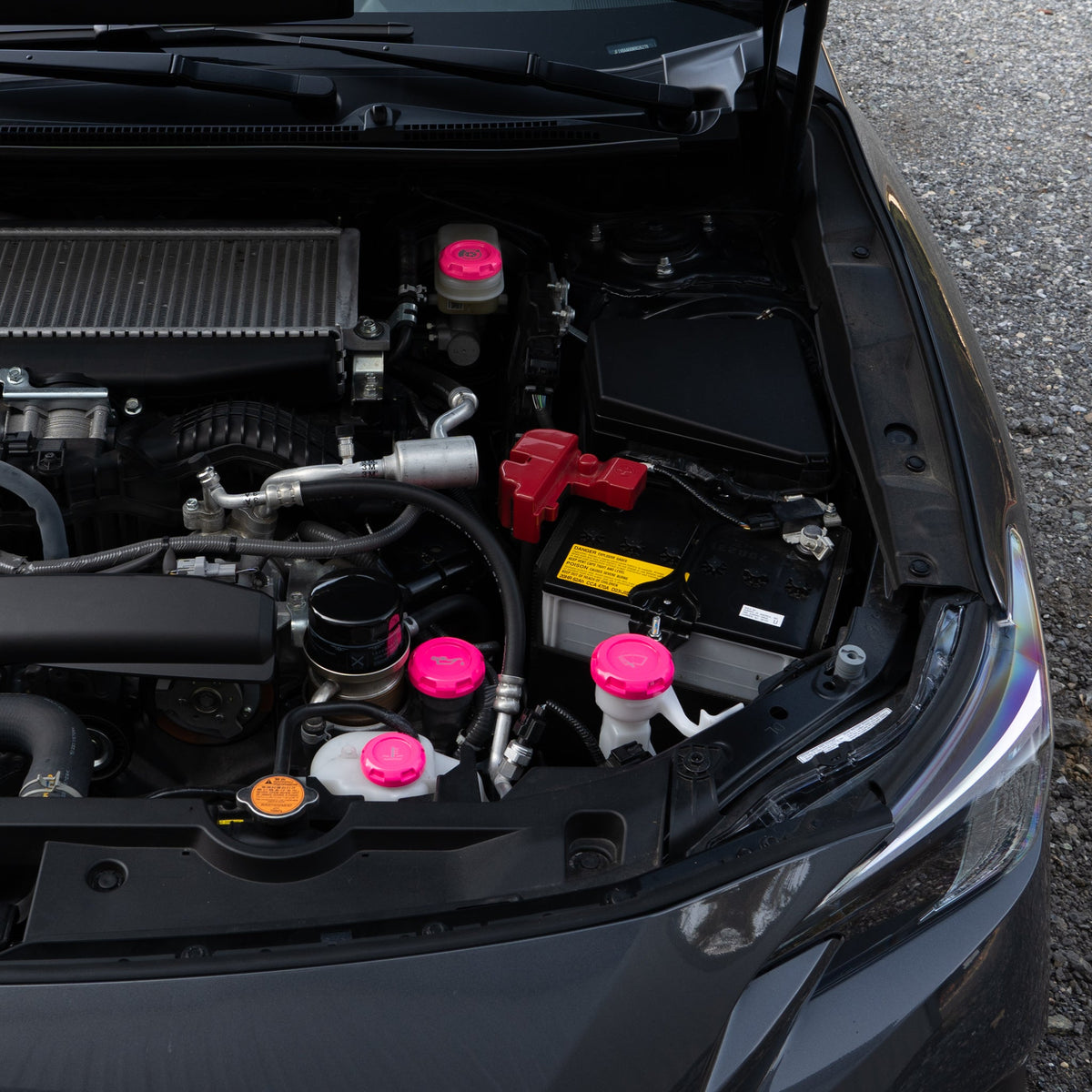 Billetworkz Engine Bay Caps - Subaru WRX/STI 2002-2007