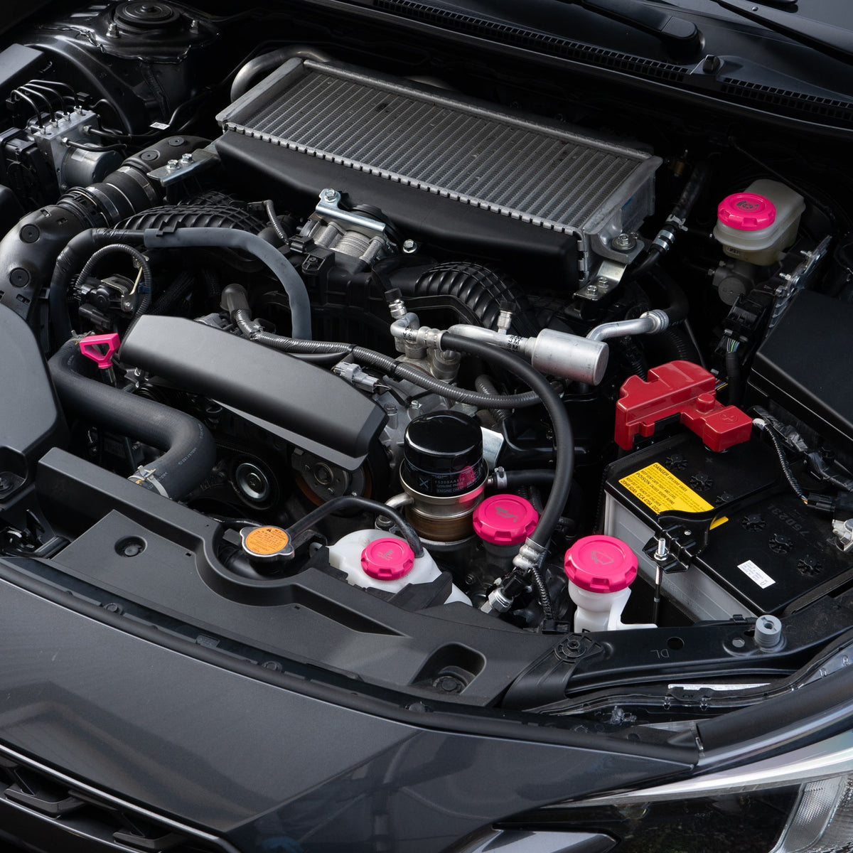 Billetworkz Engine Bay Caps Subaru STI 2015-2021