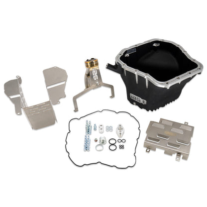 IAG EJ Street Series Oil Pan Package (Oil Pan, V2 Oil Pickup, Street Lower Baffle, Windage Tray) - Black - 2002-2014 Subaru WRX / 2004-2021 STI / 2005-2009 Legacy GT / 2004-2013 Forester XT