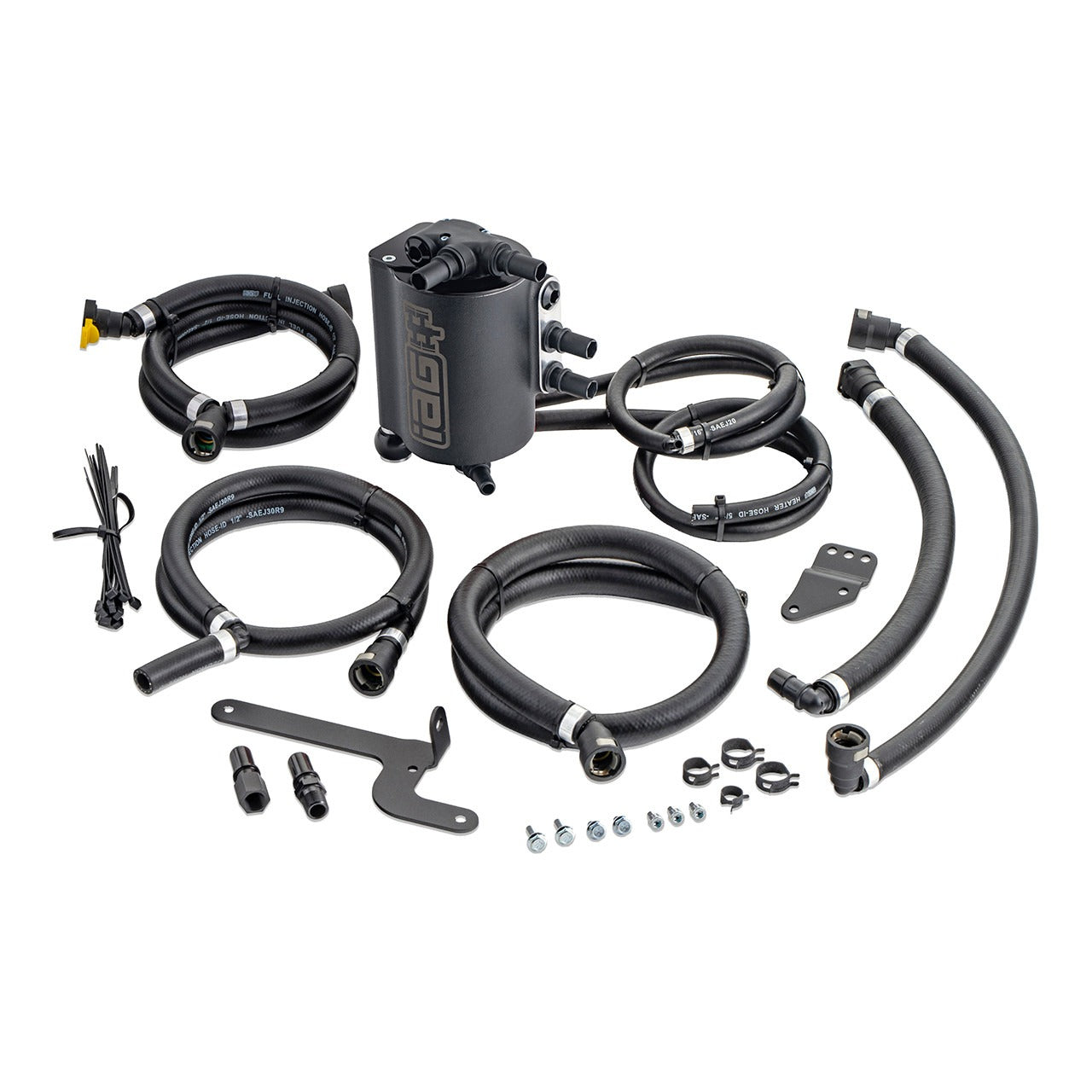 Aos Performance IAG Performance Air Oil Separator AOS - Black - 2015-2021 Subaru WRX ...