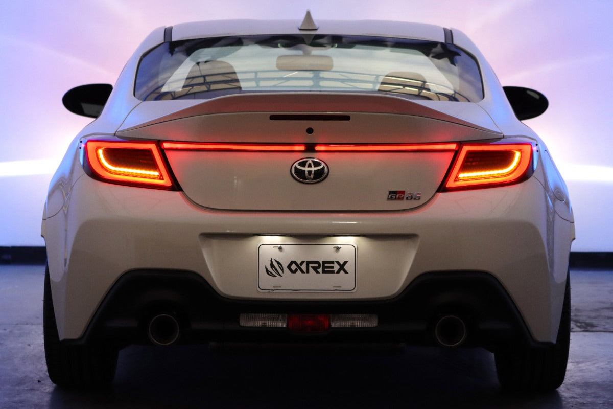 AlphaRex LUXX-Series LED Tail Lights - Vivid Red - 2022-2024 Toyota GR86 / Subaru BRZ