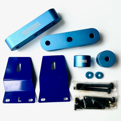 Flatout Suspension  Subframe Spacers - 1993–2007 Subaru Impreza / 1998–2008 Forester