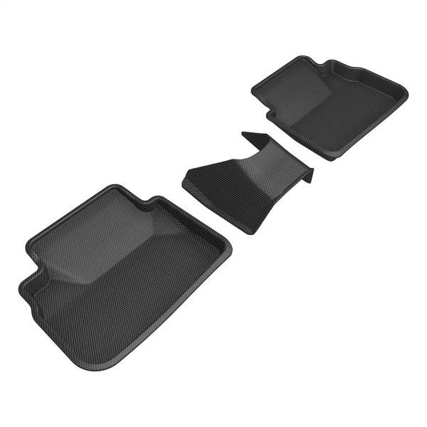 3D MAXpider Custom Fit Kagu Floor Mats - Full Set - Black - 2022-2026 Subaru WRX