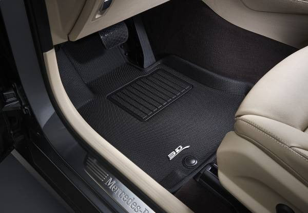 3D MAXpider Custom Fit Kagu Floor Mats - Full Set - Black - 2022-2026 Subaru WRX