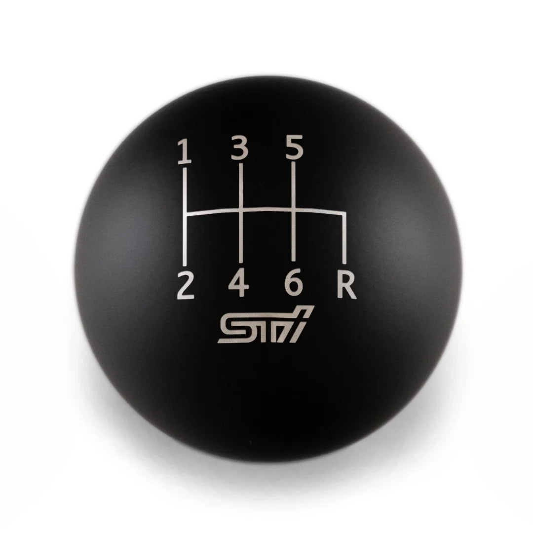 Billetworkz Weighted Shift Knob - 6 Speed STI Standard Engraving - Subaru STI