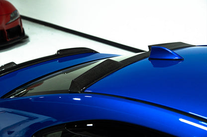 OLM V2 Carbon Fiber Rear Roof Spoiler - 2022+ WRX