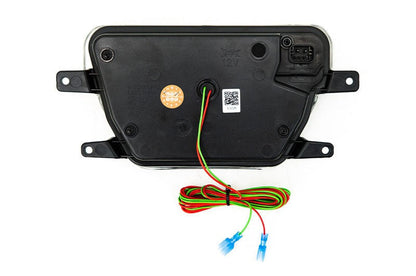 OLM V2 F1 Style Multifunction 4th Brake Light (Smoke Lens, Black Base, White Bar) - 2020+ Supra