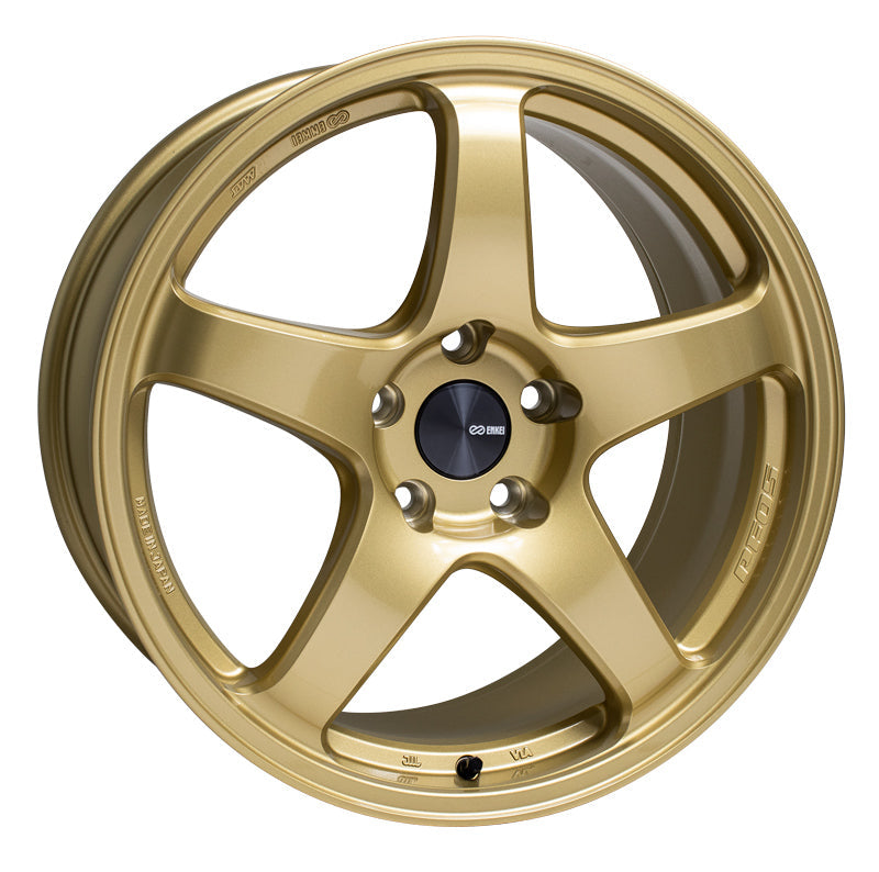 Enkei PF05 18x9  5x114.3 38mm Offset 75mm Bore - Gold (Single Wheel)