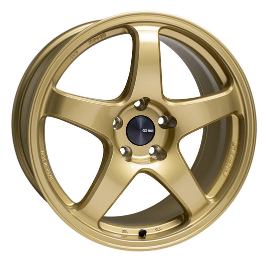 Enkei PF05 18x9  5x114.3 38mm Offset 75mm Bore - Gold (Single Wheel)