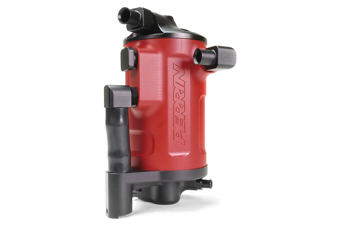 PERRIN Air Oil Separator - Red - 2022-2026 Subaru WRX