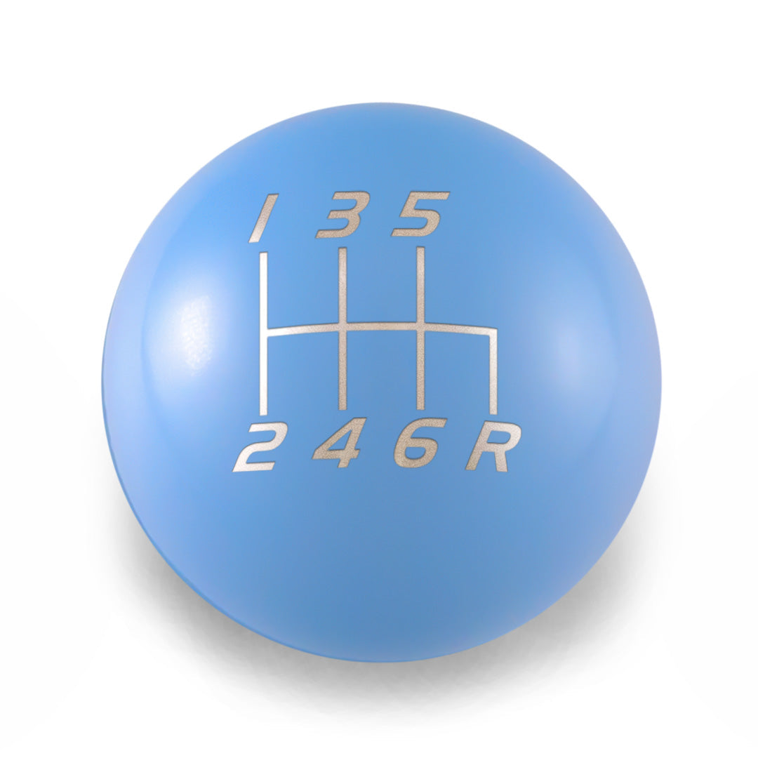 Billetworkz Weighted Shift Knob - 6-Speed Velocity Engraving for Subaru