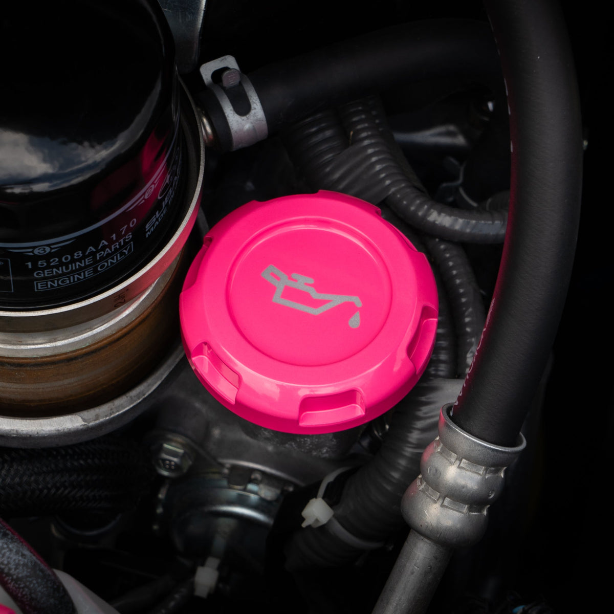 Billetworkz Engine Bay Caps - Subaru WRX/STI 2002-2007