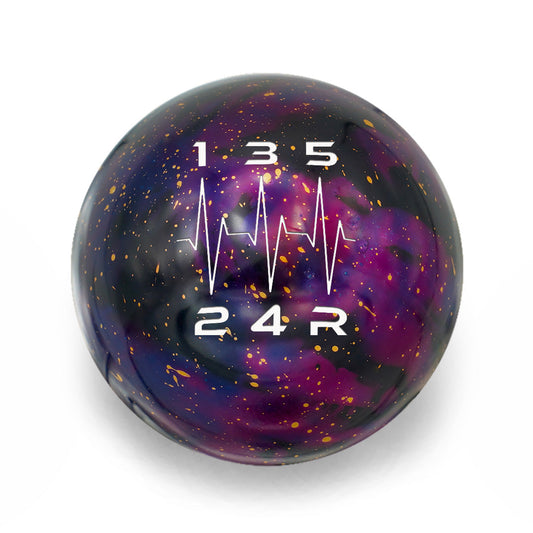 Billetworkz Cosmic Space Shift Knob - Heartbeat Engraving - Subaru 5-Speed