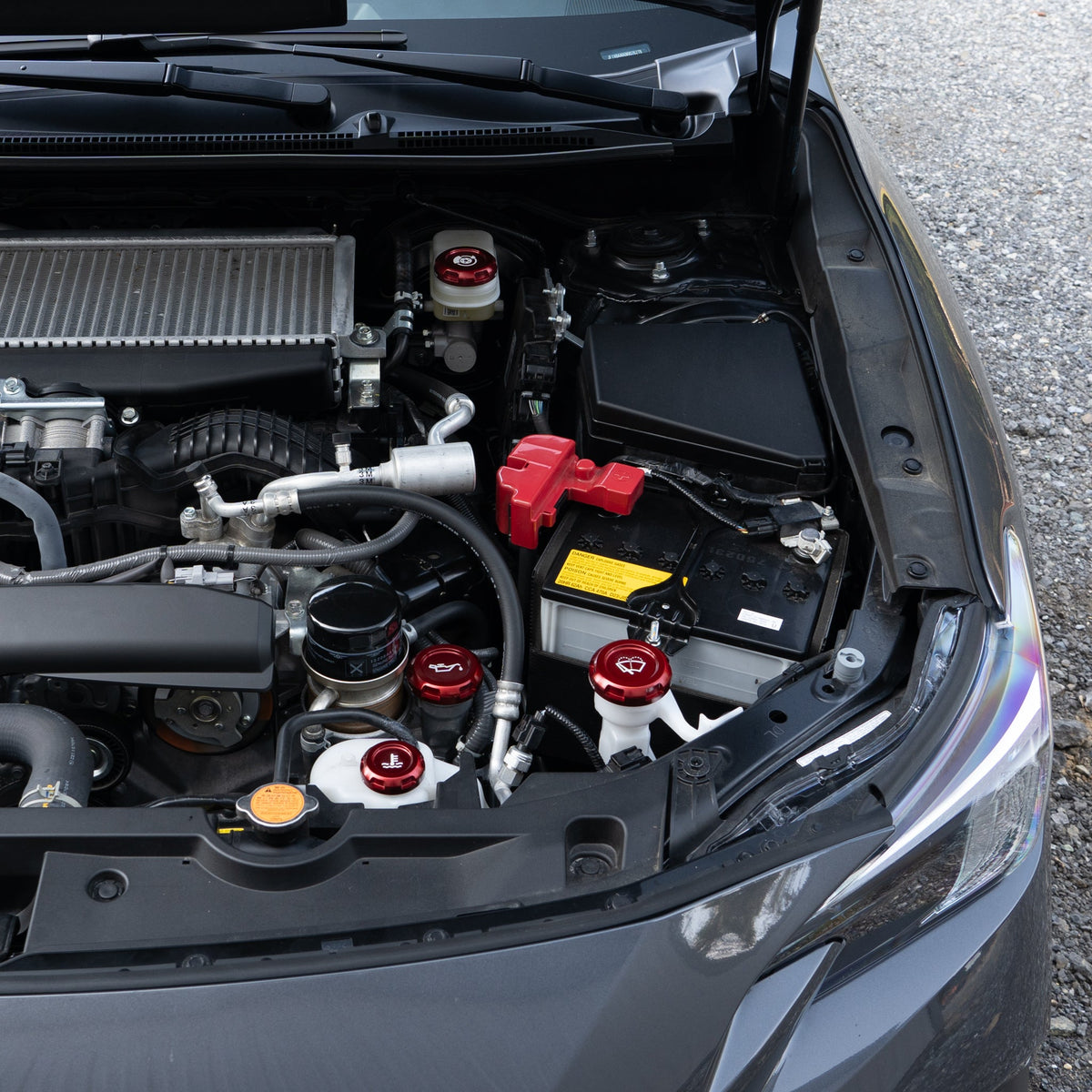Billetworkz Engine Bay Caps - Subaru WRX/STI 2008-2014