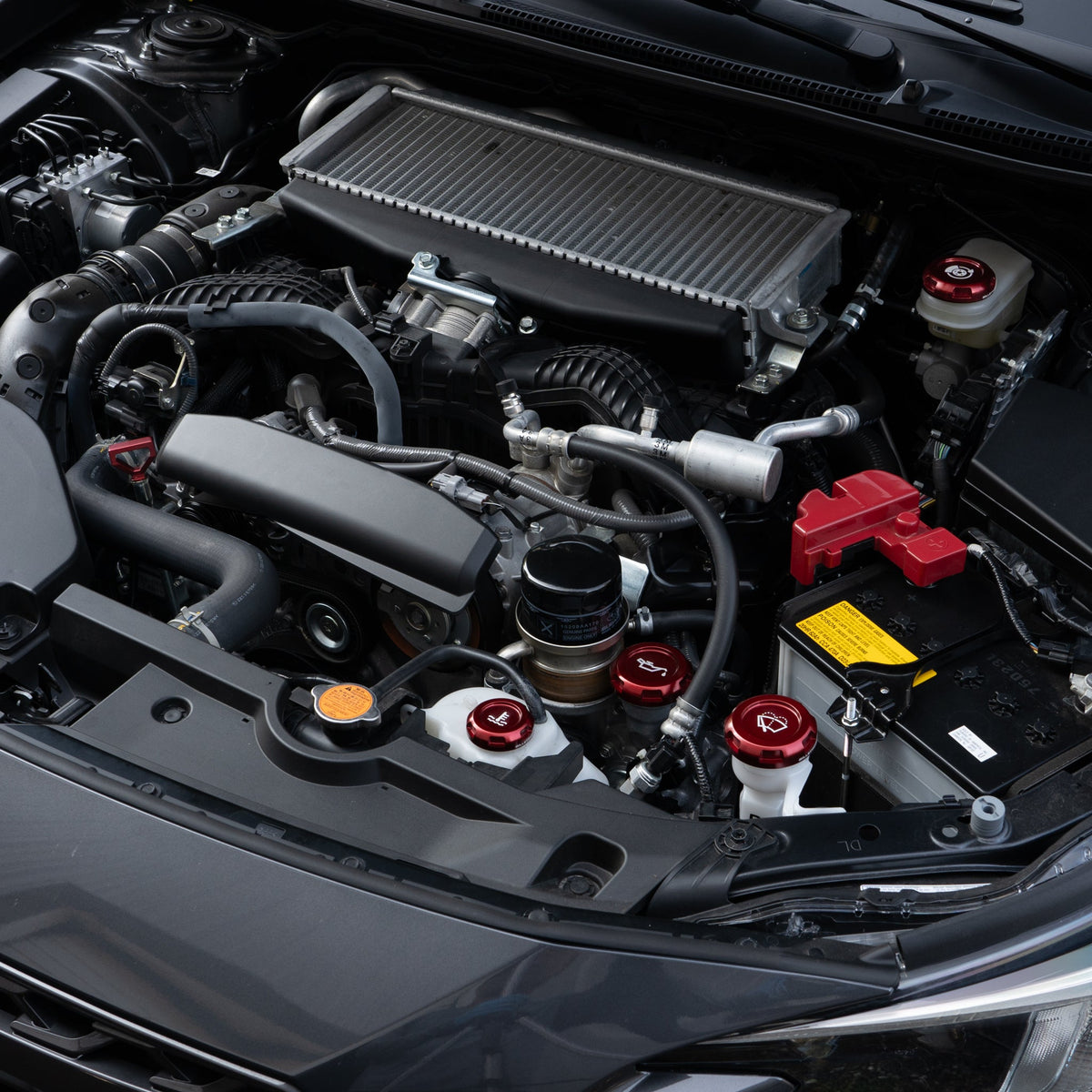 Billetworkz Engine Bay Caps Subaru STI 2015-2021