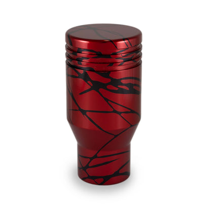 Billetworkz Automatic Shifter - Red w/ Black Splash - Fits Subaru CVT: Forester (2019-2024)