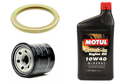 STI Engine Break-In Kit w/ Motul Break In Oil, OEM filter, & Washer - 2004-2021 Subaru STI
