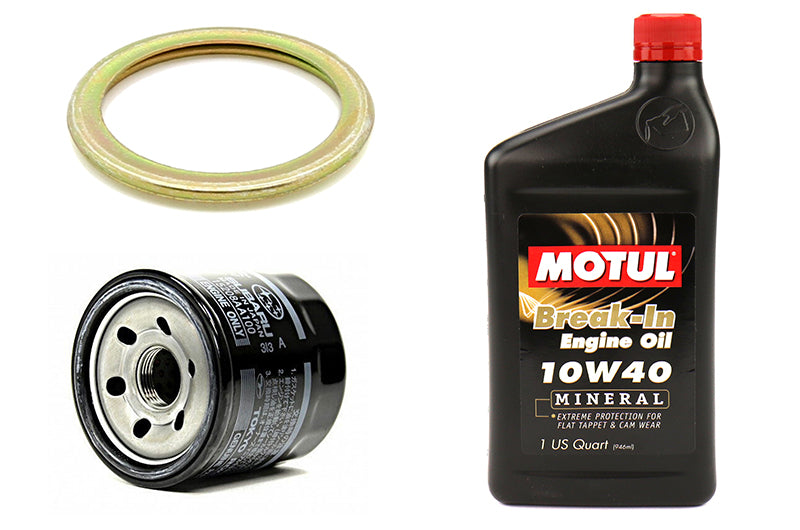 STI Engine Break-In Kit w/ Motul Break In Oil, OEM filter, & Washer - 2004-2021 Subaru STI