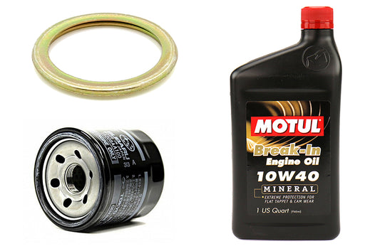 STI Engine Break-In Kit w/ Motul Break In Oil, OEM filter, & Washer - 2004-2021 Subaru STI