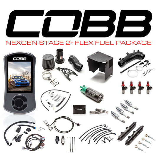 Cobb NexGen Stage 2+ Flex Fuel Power Package - Blue - 2008-2014 Subaru STI