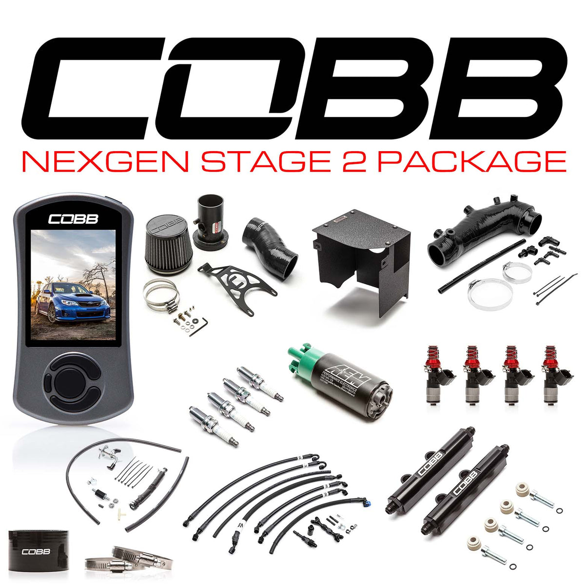 Cobb NexGen Stage 2 Power Package - Blue - 2008-2014 Subaru STI