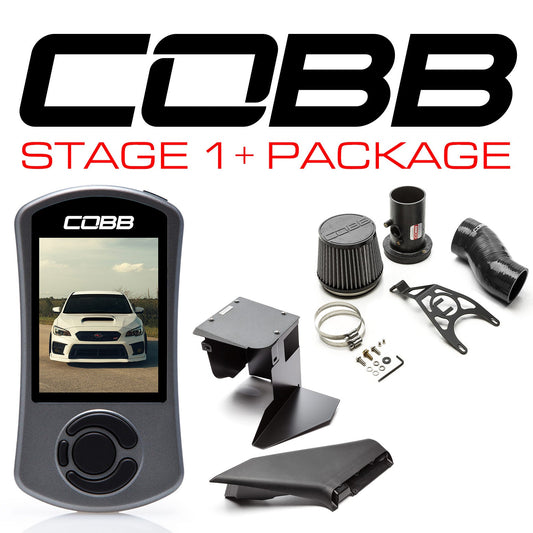 Cobb Stage 1+ Power Package - Black - 2018-2021 Subaru STI