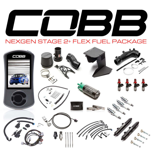 Cobb NexGen Stage 2 Power Package - Black - 2015-2018 Subaru STI