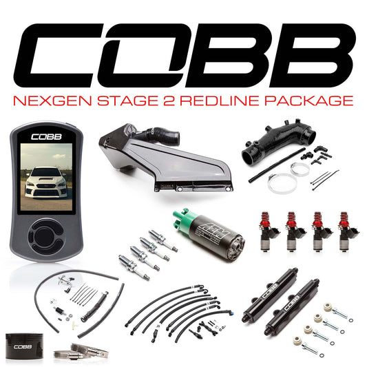 Cobb NexGen Stage 2 Power Package - Redline Carbon Fiber - 2015-2021 Subaru STI / 2018 Type RA