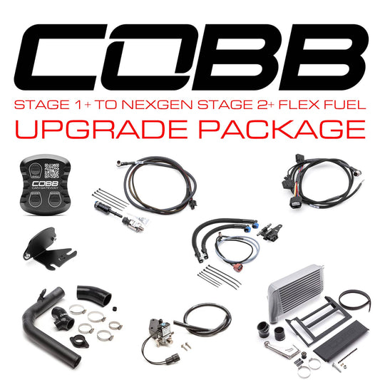 Cobb Stage 1+ to NexGen Stage 2 + CAN Flex Fuel Power Package - Silver - 2015-2017 Subaru WRX