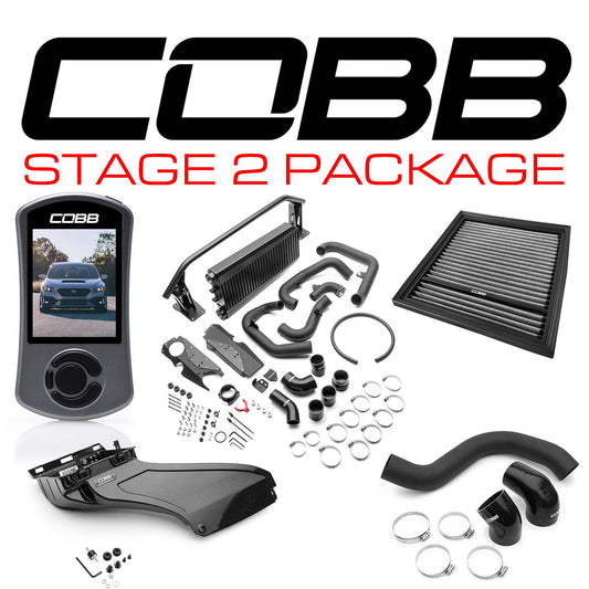 Cobb Stage 2 Power Package w/ Black FMIC - 2022-2026 Subaru WRX