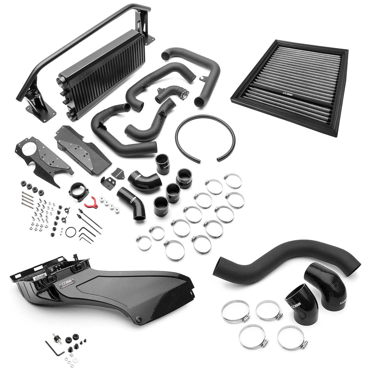 Cobb FMIC + Redline Intake Package - Black - 2022-2026 Subaru WRX