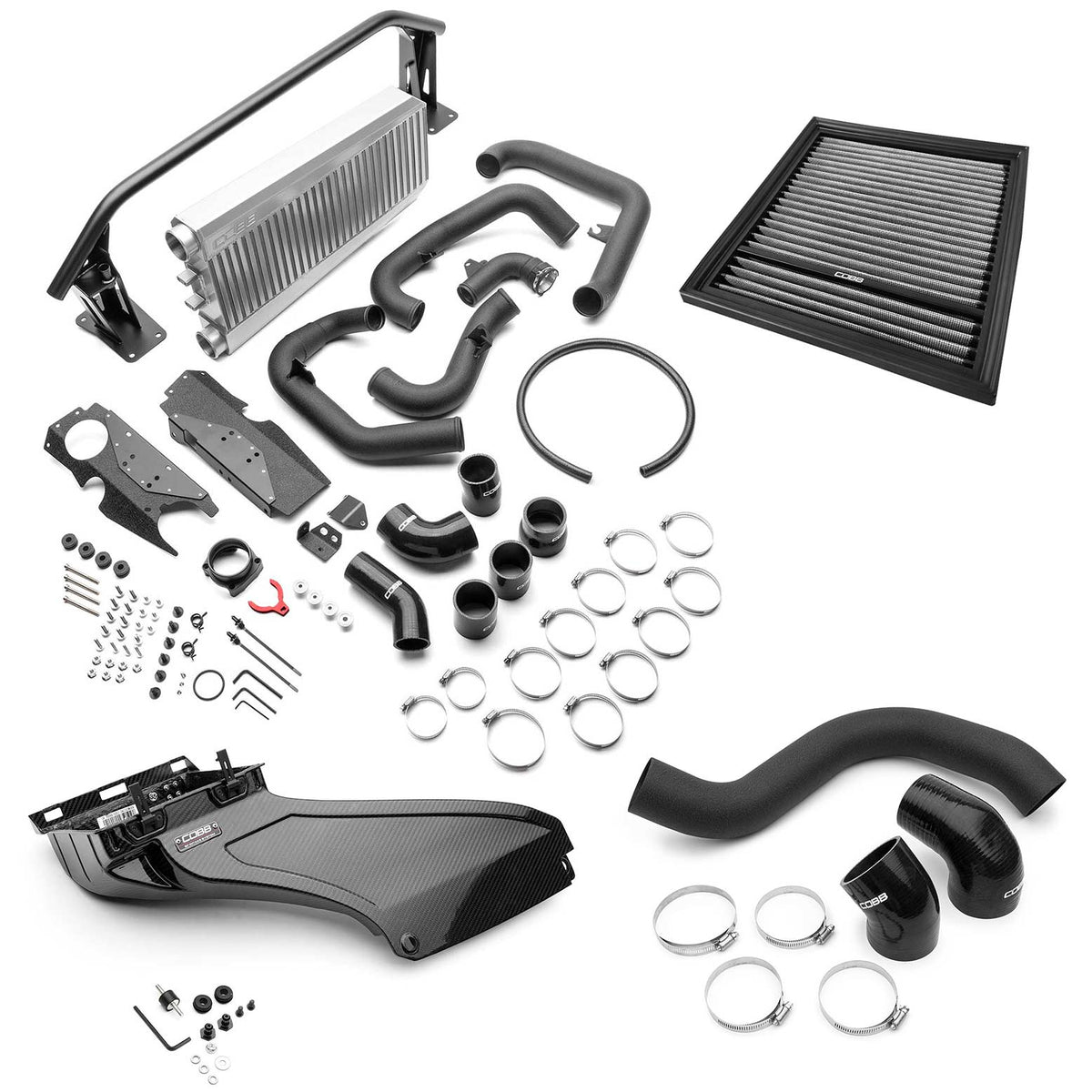 Cobb FMIC + Redline Intake Package - Silver - 2022-2026 Subaru WRX