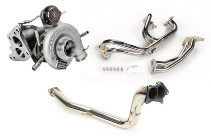 TR GTX2971 Ball-Bearing Twin Scroll Turbo Kit Stock Replacement for Subaru 02-07 WRX & 04-18 STI