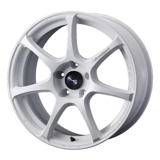 WedsSport SA-75R White (Face: R) 18x9.5 +45 5x100 (Single Wheel) - 2013-2024 Subaru BRZ / Scion FR-S / Toyota GR86