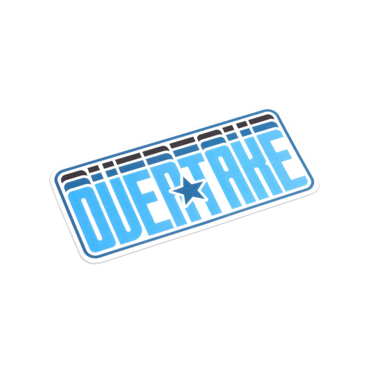 OVERTAKE Block Fade Sticker