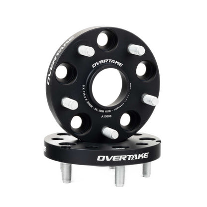 OVERTAKE Wheel Spacers - Pair - 20mm 5x114.3 - Subaru 2015-2026 WRX, 2005-2021 STI, and more