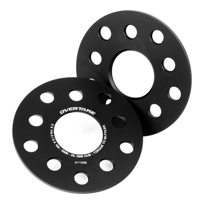 OVERTAKE Wheel Spacers - Pair - 5mm 5x114.3 / 5x100 - 2002-2026 Subaru WRX, 2004-2021 STI, and more