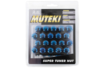 Wheel Mate Muteki Closed End Lug Nuts - Blue 12x1.50