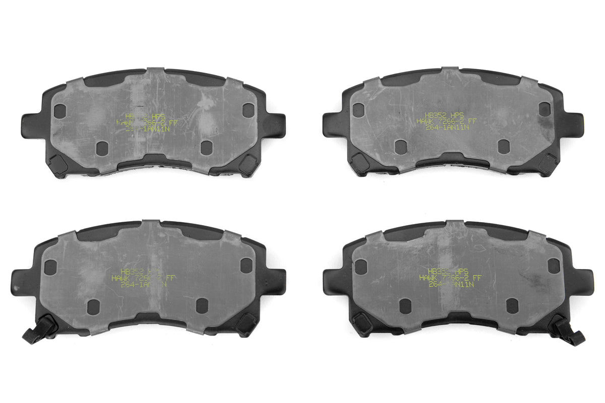 Hawk D721 HPS Street Front Brake - 2002-2003 Subaru WRX / 1998-2001 Impreza / 1997-2002 Legacy 2.5L / 1998-2002 Forester 2.5L