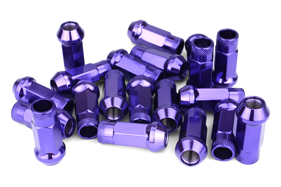 Wheel Mate Muteki SR48 Open End Lug Nuts - Purple 12x1.25 48mm