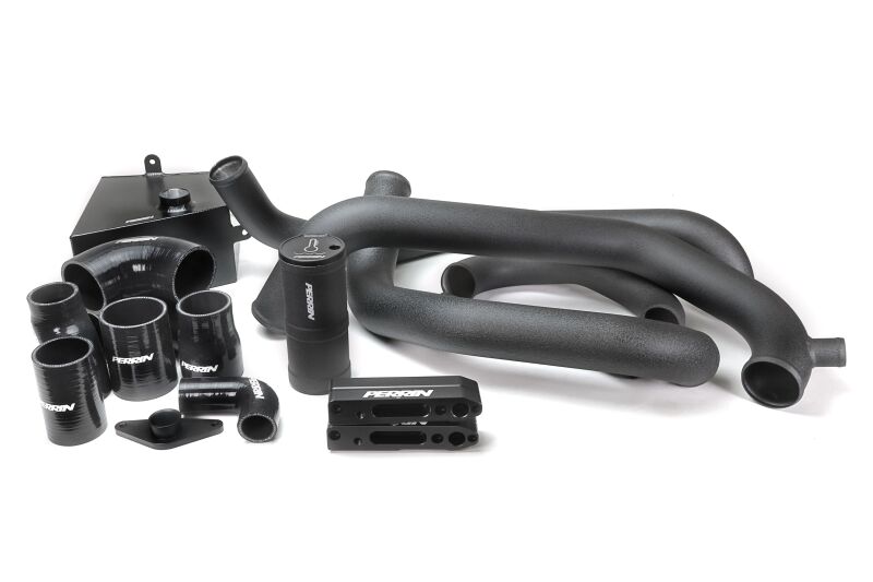 PERRIN 15-21 Subaru STI Front Mount Intercooler Boost Tube Kit - Black - 2015-2021 Subaru STI
