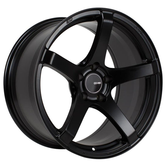 Enkei Kojin 18x9.5 45mm Offset 5x120 Bolt Pattern 72.6mm Bore - Matte Black (Single Wheel)