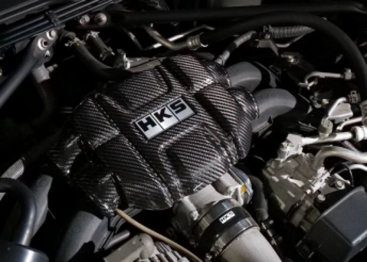 HKS Dry Carbon Engine Cover - 2013-2021 Subaru BRZ /Scion FR-S/ Toyota 86 (Exc. 2016+ MT)