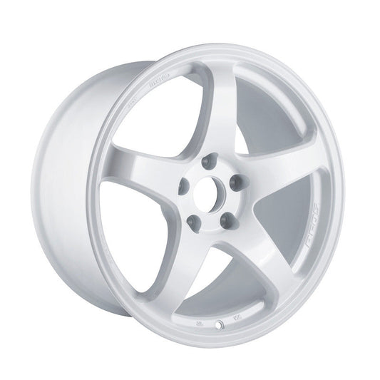 Enkei PF05 17x9 5x114.3 40mm Offset 75mm Bore White Wheel - 2005-2007 Subaru STI