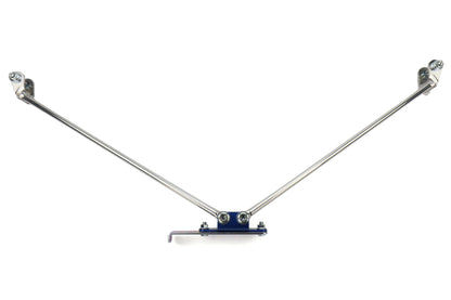 Cusco Type OS Rear Add-On V-Brace - 2002–2007 Subaru WRX / 2004–2007 Subaru WRX STI / 1998–2001 Subaru Impreza 2.5 RS (Cannot Be Used w/o 666 541 A)